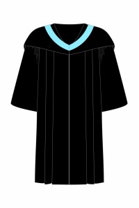 製作香港都會大學文學學學士畢業袍 藍色畢業肩帶製服公司 DA326